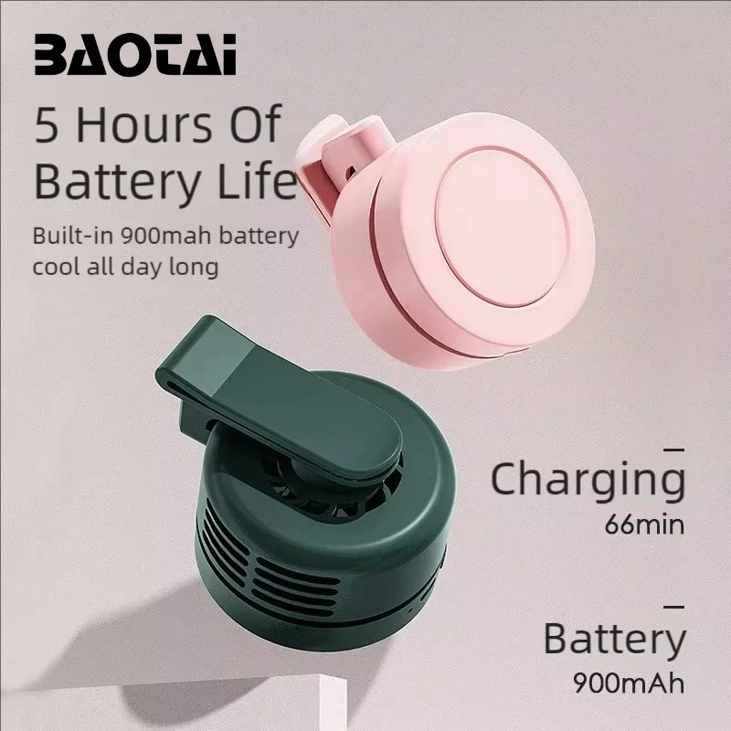 Oscillating Fan Clip - Portable Mini Clip Fan With 3