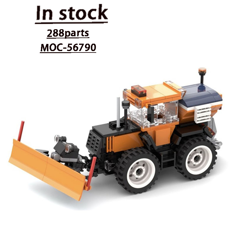Urban Farming Building - MOC-56790 Urban Farm Agricultural Retro Bulldozer