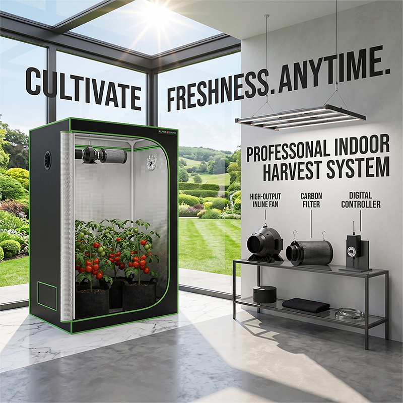 Grow Tent 4X4 - Hydroponics Growing System Full Set Commercial