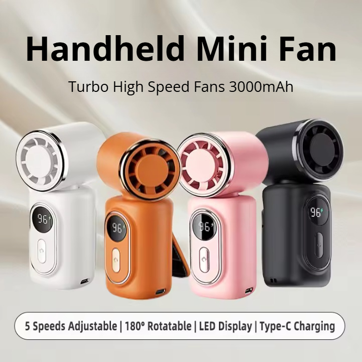 Portable Mini Fan Handheld Sma - Oscillating Fan Clip บทวิจารณ์และราคา
