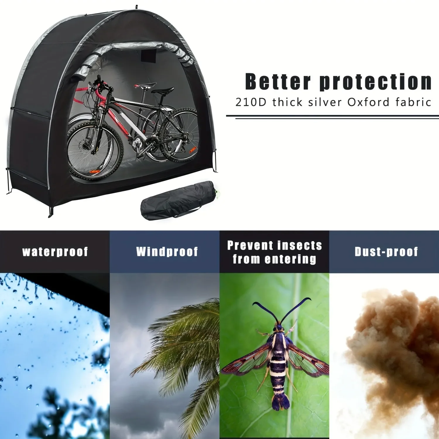 Bike Storage Shed Tent Spaciou - Grow Tent 4X4 บทวิจารณ์และราคา