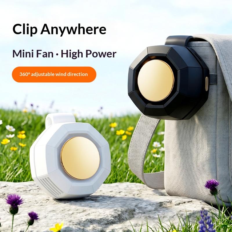 Portable mini clip-on bladeles - Oscillating Fan Clip บทวิจารณ์และราคา