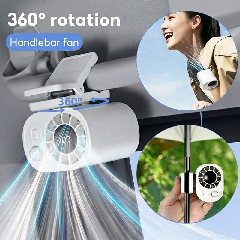 Clip-On Car Fan 360° Rotatable - Oscillating Fan Clip บทวิจารณ์และราคา