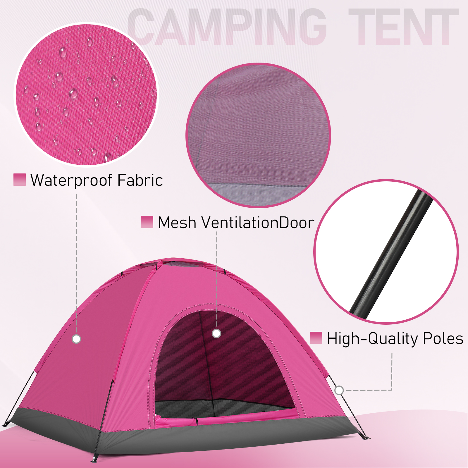 3 4 Person Camping Dome Tent W - Grow Tent 4X4 บทวิจารณ์และราคา