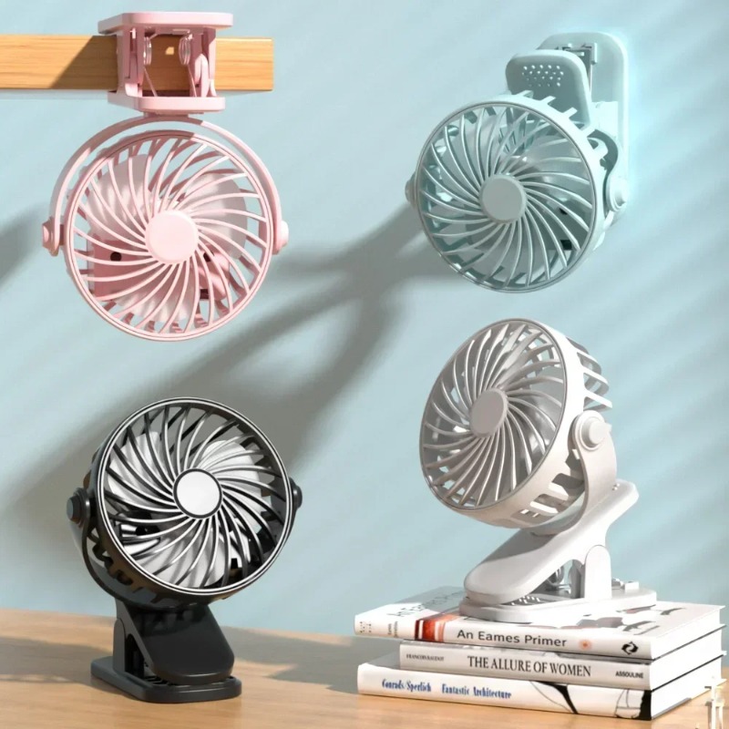 Portable Clip on Fan USB Desk  - Oscillating Fan Clip บทวิจารณ์และราคา
