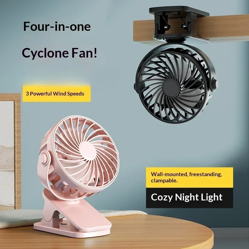 Portable Clip on Fan USB Desk  - Oscillating Fan Clip บทวิจารณ์และราคา