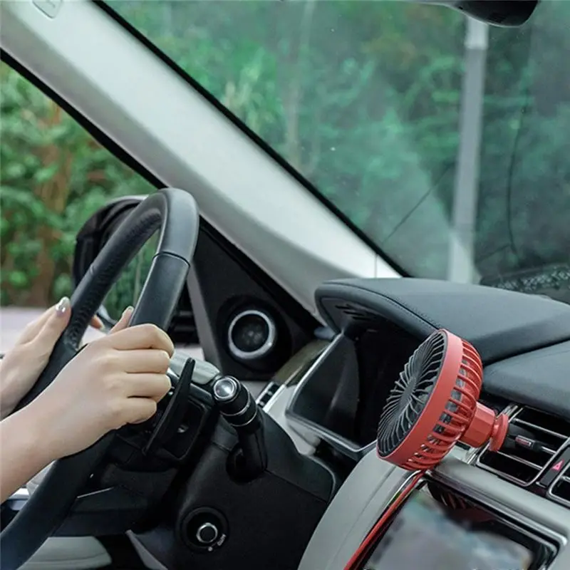 Car Fan With Ambient Light 15V - Oscillating Fan Clip บทวิจารณ์และราคา