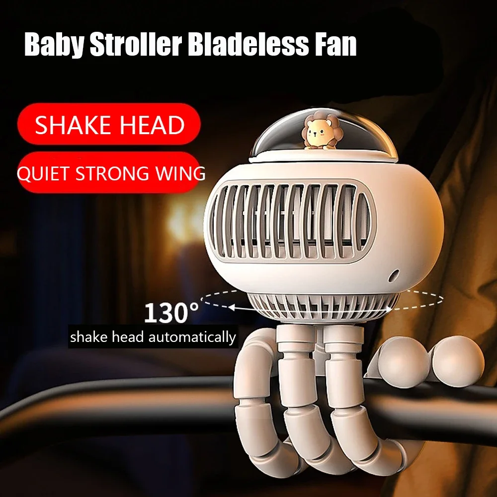 Mini Stroller Fan, Automatic O - Oscillating Fan Clip บทวิจารณ์และราคา