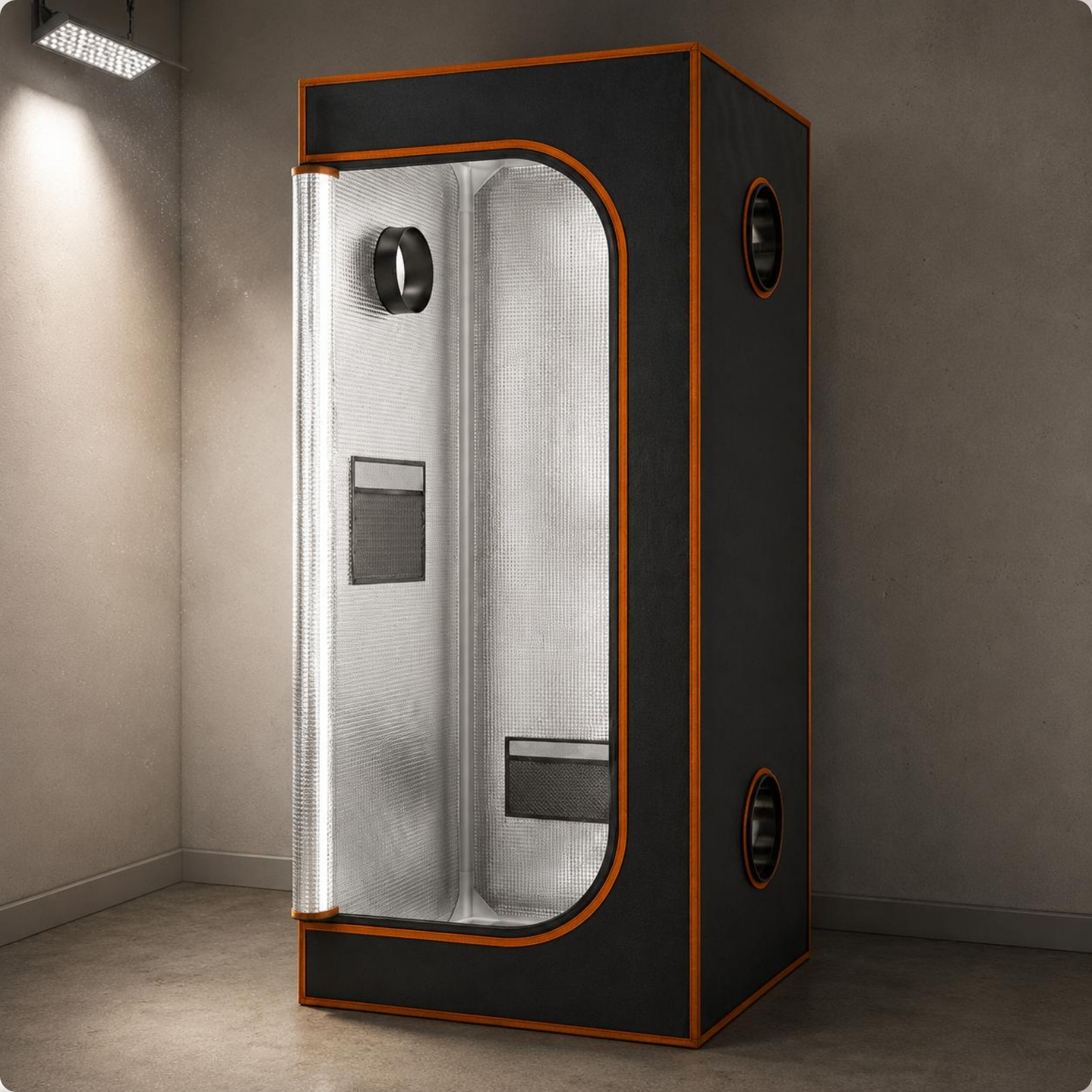 Indoor Grow Tent 600D Oxford M - Grow Tent 4X4 บทวิจารณ์และราคา