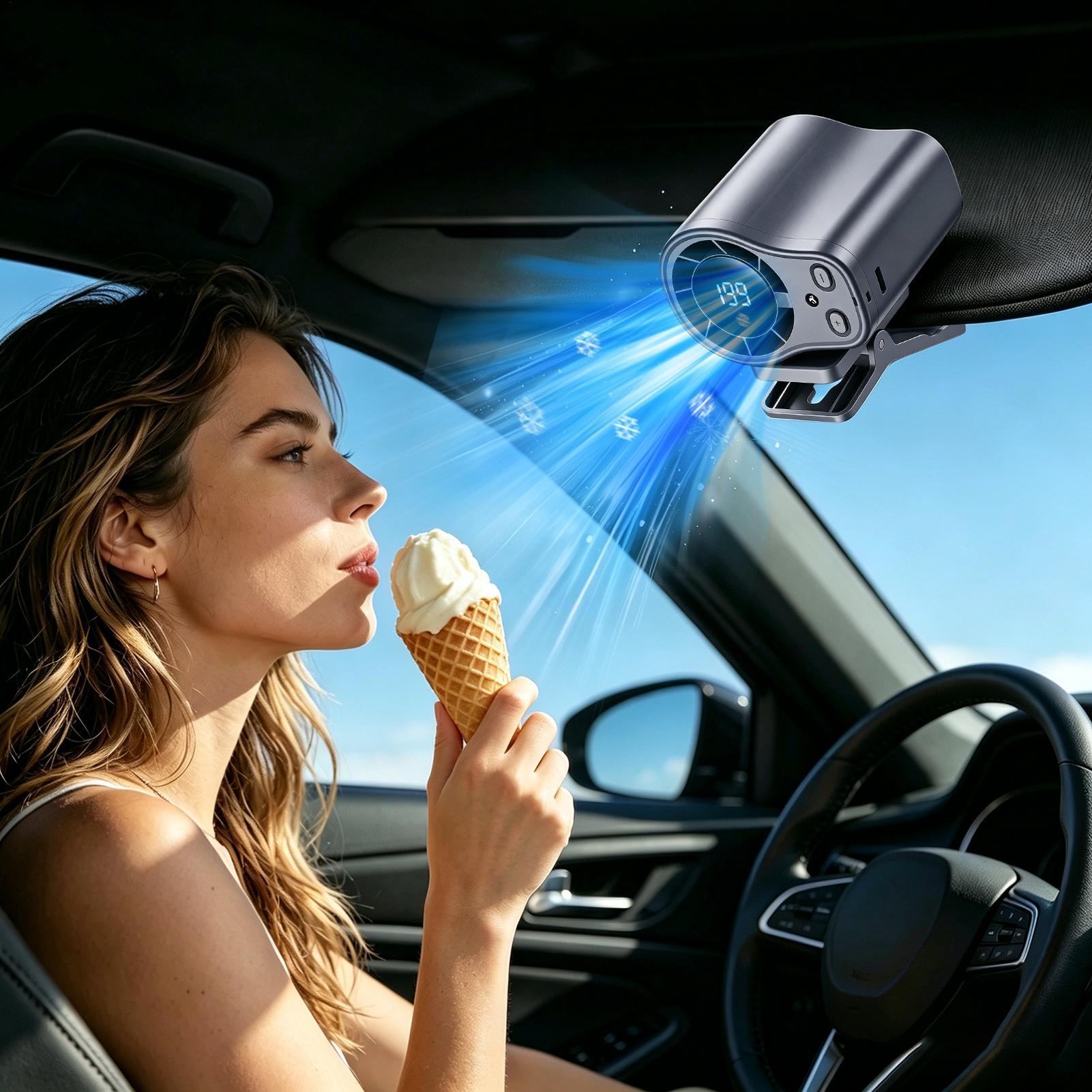 Semiconductor Cooling Car Fan  - Oscillating Fan Clip บทวิจารณ์และราคา
