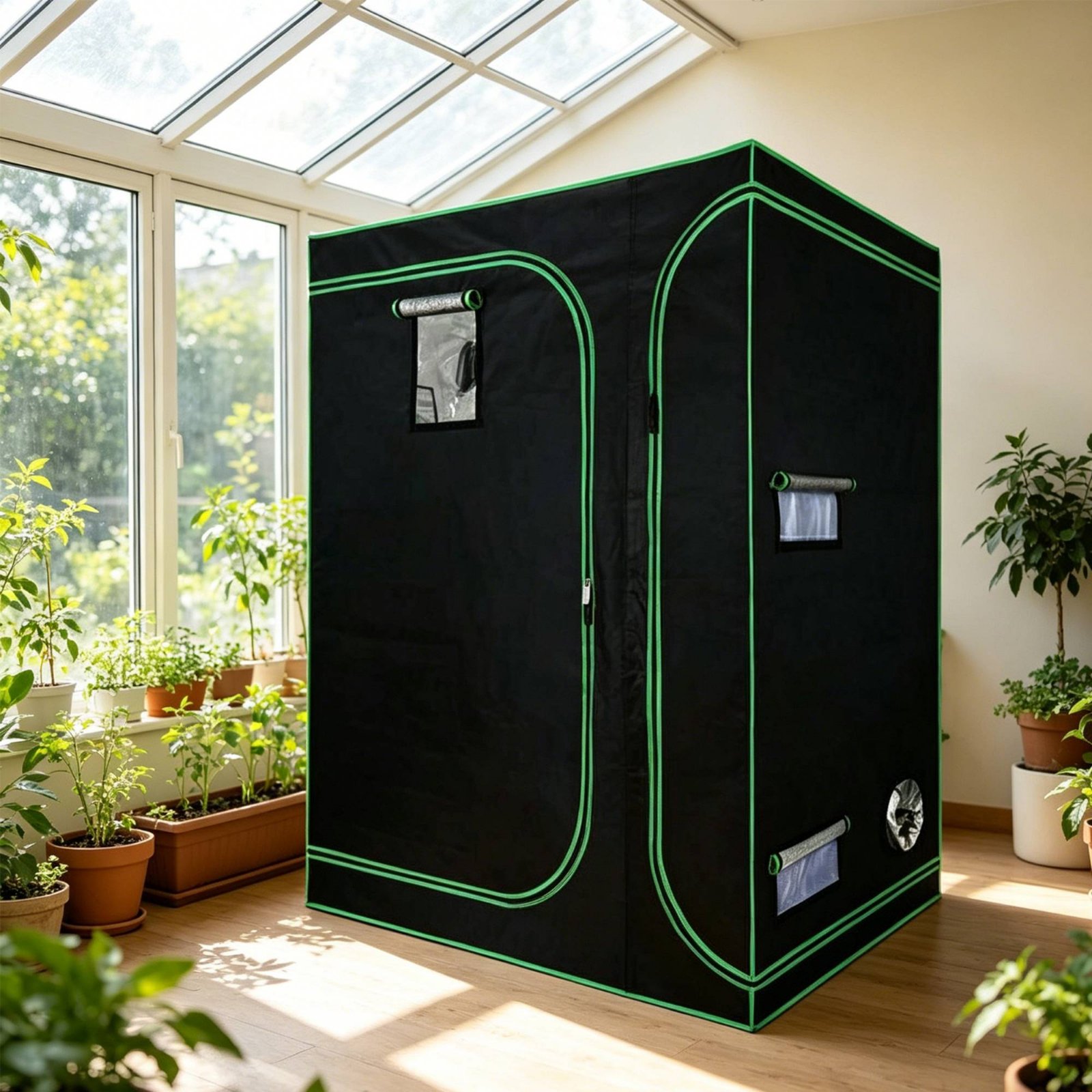 2-in-1 Grow Tent Lightproof Tw - Grow Tent 4X4 บทวิจารณ์และราคา