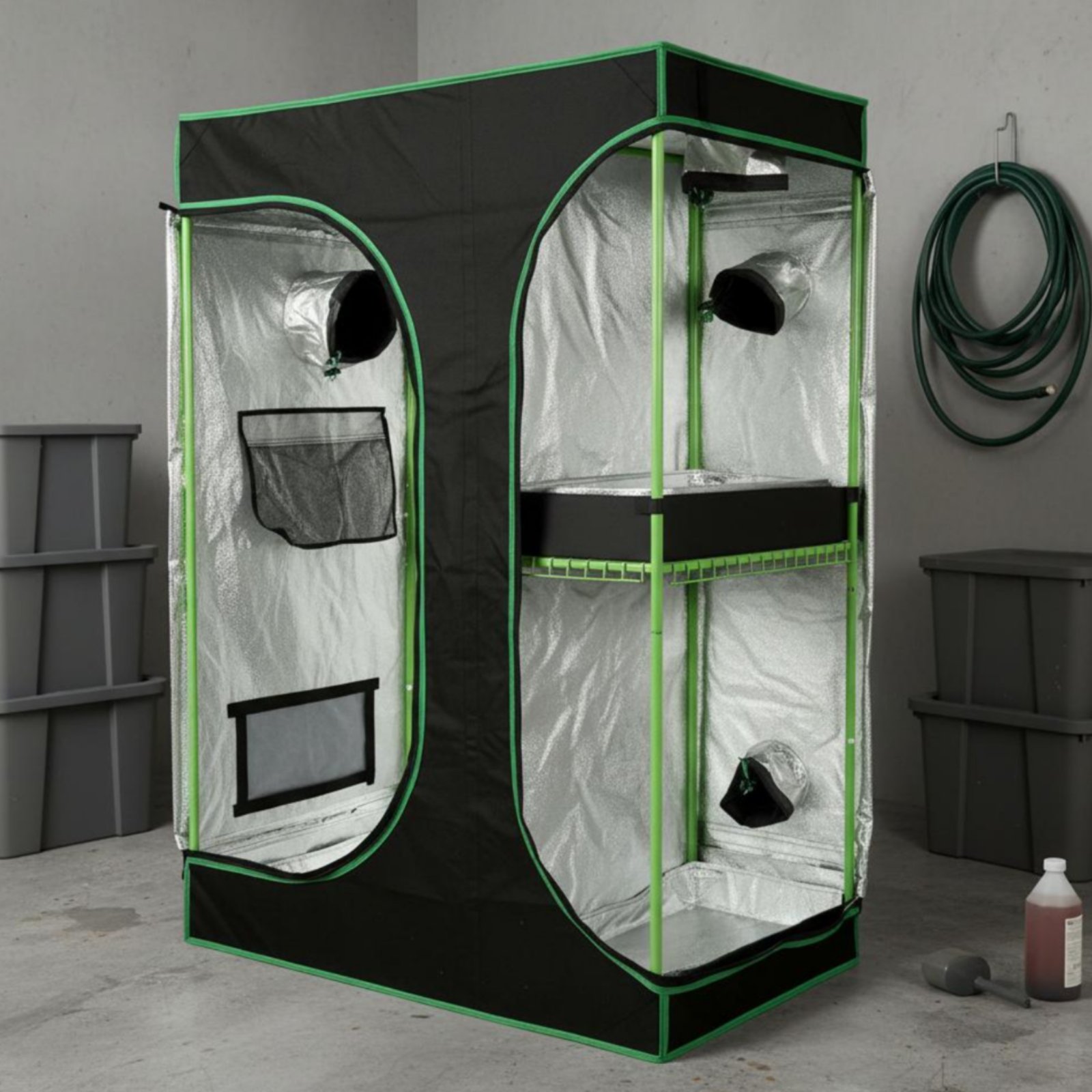 2-in-1 Grow Tent Lightproof Tw - Grow Tent 4X4 บทวิจารณ์และราคา