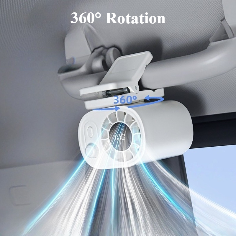 Hipacool Portable Car Clip Fan - Oscillating Fan Clip บทวิจารณ์และราคา