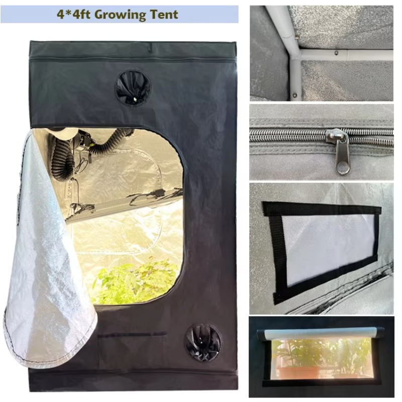 4x4 Growing Tent Complete Kit  - Grow Tent 4X4 บทวิจารณ์และราคา