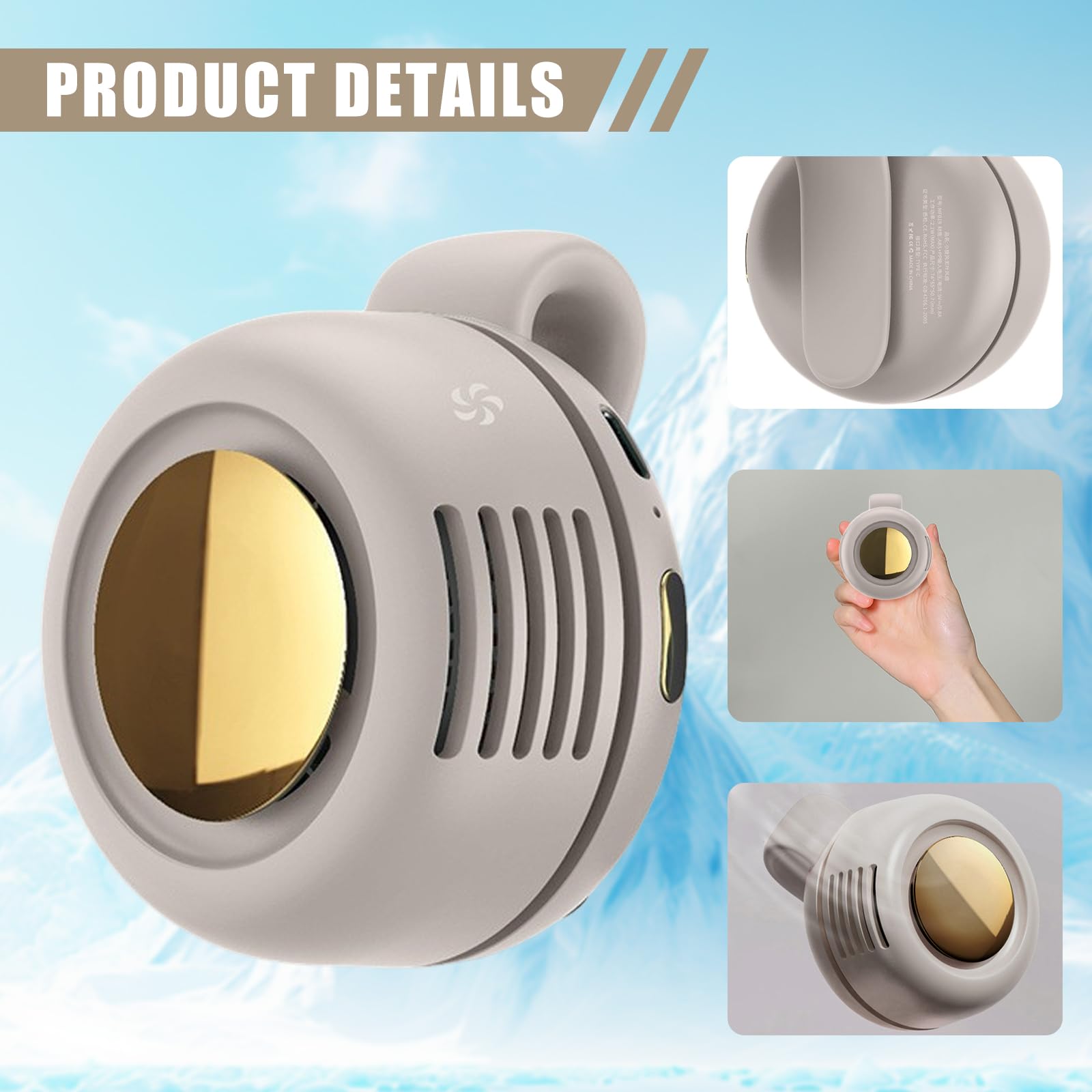 Hands Free Waist Clip Fan Mini - Oscillating Fan Clip บทวิจารณ์และราคา