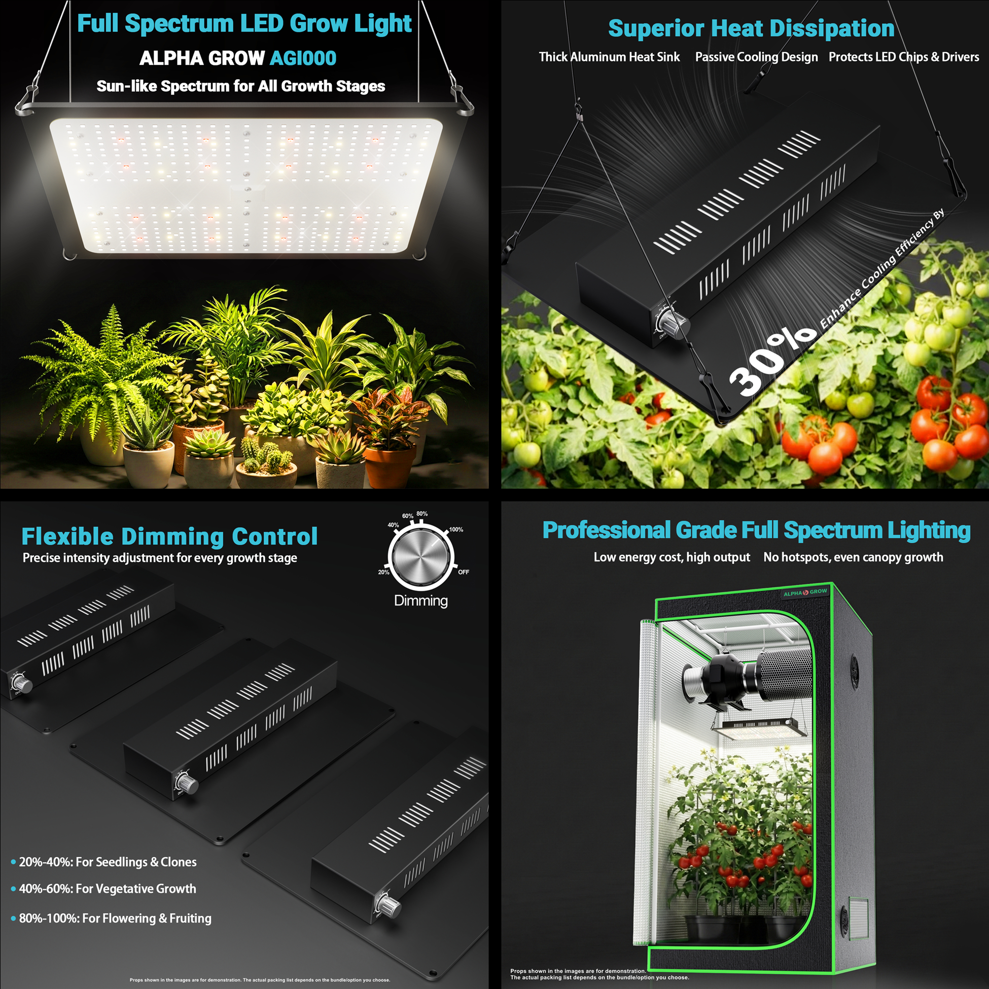 New Grow Tent Kit 4x4/2x4/2x2  - Grow Tent 4X4 บทวิจารณ์และราคา