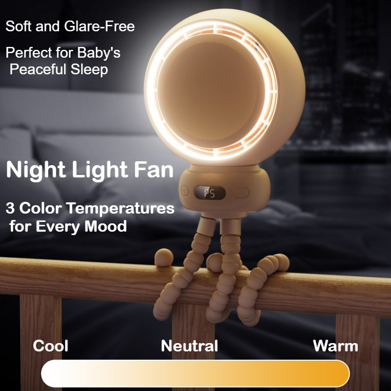 Octopus Stroller Fan - Auto-Os - Oscillating Fan Clip บทวิจารณ์และราคา