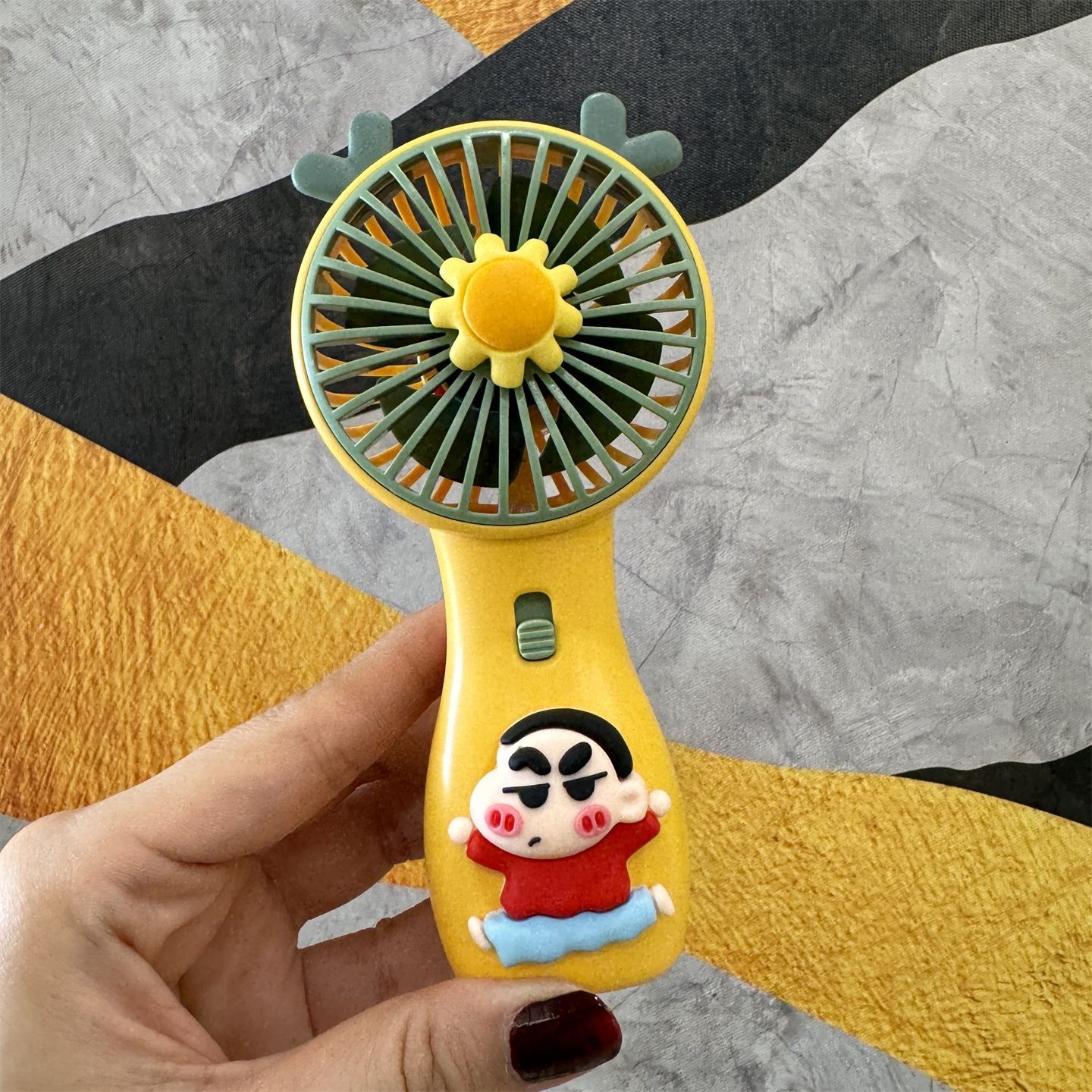 Crayon Shin-chan cartoon cute  - Oscillating Fan Clip บทวิจารณ์และราคา