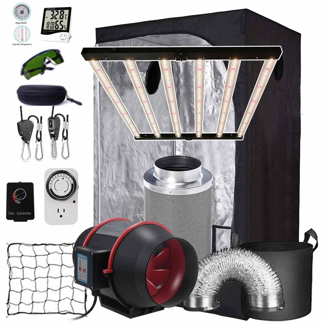 240W 320W 400W 720W Led Grow L - Grow Tent 4X4 บทวิจารณ์และราคา